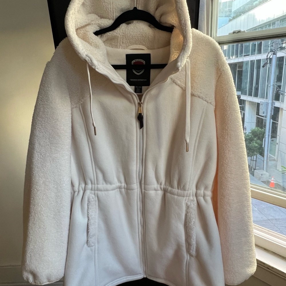 Madison Expedition White Fleece JACKET XXL
